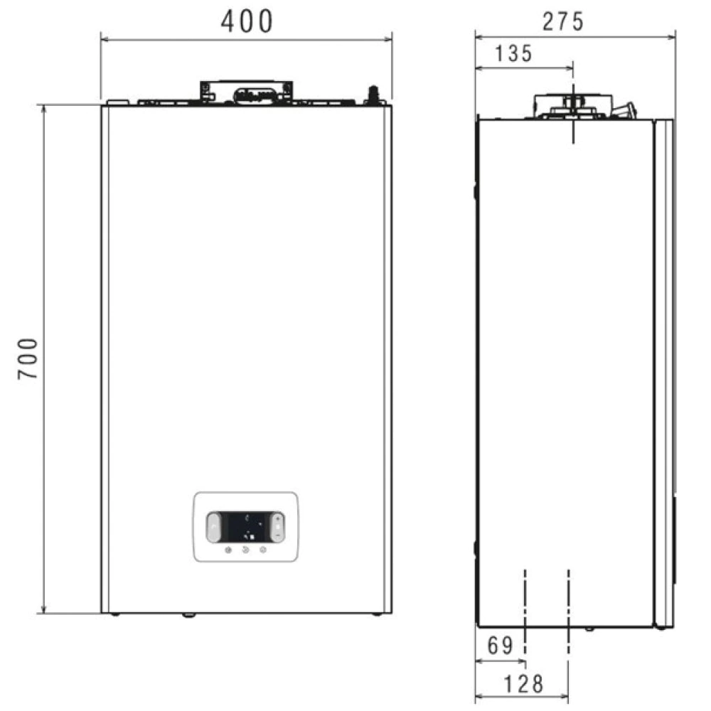 centrala termica pe gaz in condensare Beretta 24kw